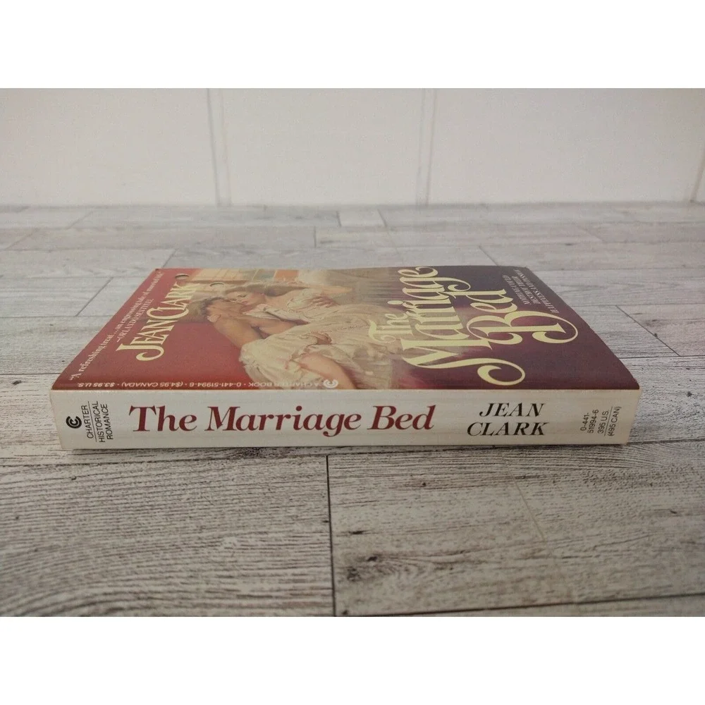 The Marriage Bed Jean Clark 1986 Historical Romance Vintage 80s Paperback‎